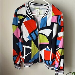 Dolcezza Colorful Geometric Women's Jacket